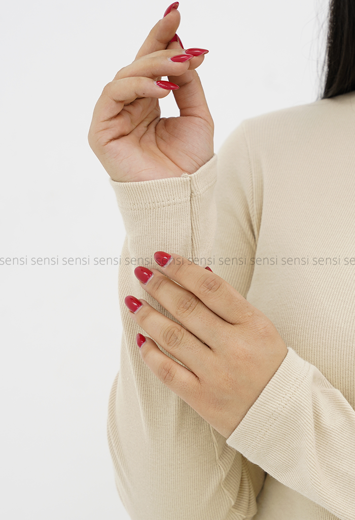 بلوز زنانه یقه اسکی کبریتی کشی کد1004450